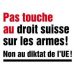 Armes. Loi restrictive. Quelques réactions à la prise de position des officiers